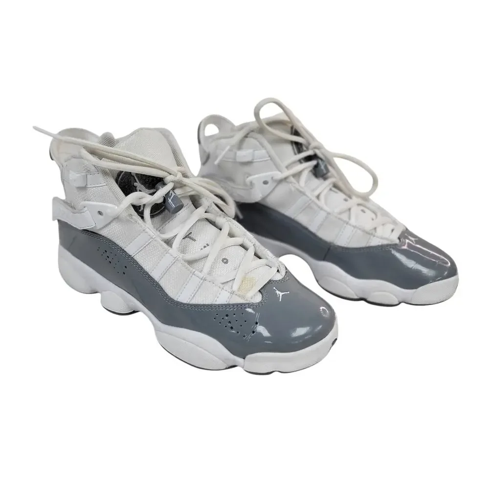 Nike Air Jordan 6 Rings Cool Grey GS 323419-121 Youth Sie 6Y Shoes